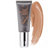 Saie Slip Tint - Lightweight Tinted Moisturizer with Hyaluronic Acid - Shade 5 Medium Peach